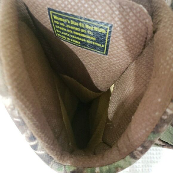 RedHead Woman’s Camo Insulated Water Proof Hard Toe Lace Up Snake Boots Size 6.5 - Picture 11 of 12